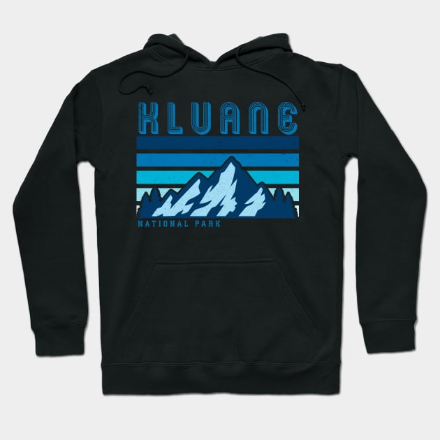 Kluane national park retro vintage mountains Hoodie by hardy 